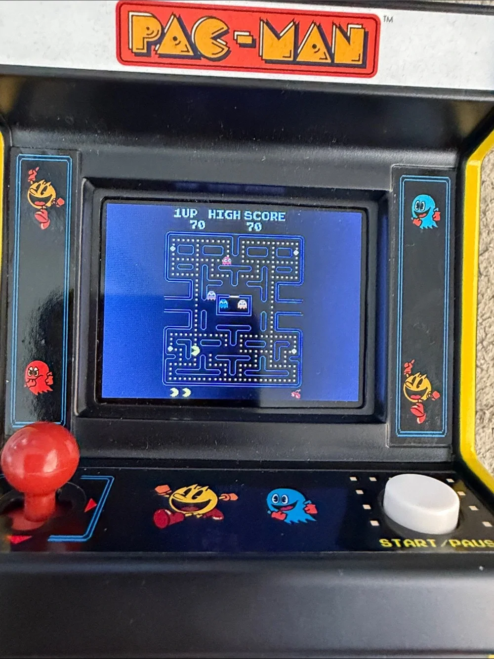 Pac-Man Mini Arcade Console - Pac-Man Brand, Black & Yellow